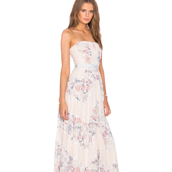 BCBGMaxAzria Dresses & Skirts - NWT BCBG Elle Strapless Floral Print Gown